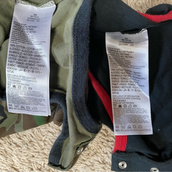 2 Nike Air Jordan Onesies, Size 6-9 Months - Picture 6 of 9